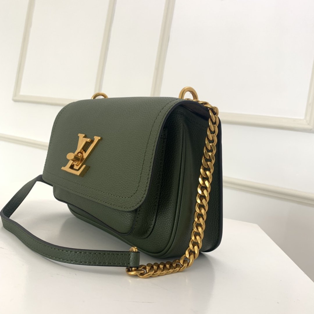 Louis Vuitton LOCKME CHAIN PM Khaki Green High