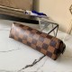 Louis Vuitton COSMETIC POUCH PM Damier Ebene N47516 High