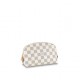 Louis Vuitton COSMETIC POUCH PM Damier Azur N47515 High