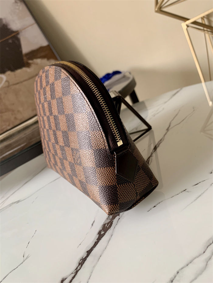 Louis Vuitton COSMETIC POUCH GM Damier Ebene N47353 High