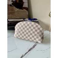 Louis Vuitton COSMETIC POUCH GM Damier Azur N47353 High