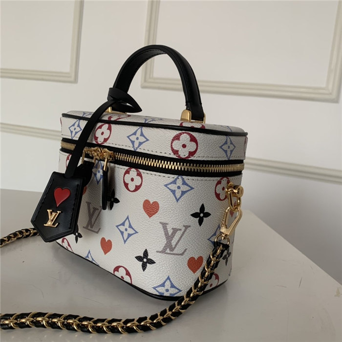 Louis Vuitton GAME ON VANITY PM BAG White High