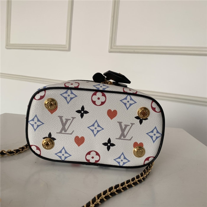 Louis Vuitton GAME ON VANITY PM BAG White High