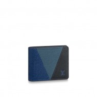 Louis Vuitton SLENDER WALLET Taiga Blue High