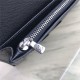 Louis Vuitton BRAZZA WALLET Taïga Black High