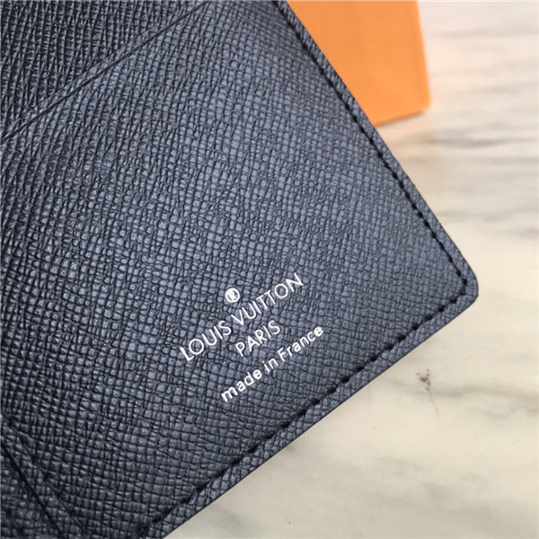 Louis Vuitton BRAZZA WALLET Epi Black High