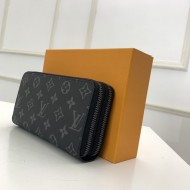 Louis Vuitton Double ZIPPY WALLET Monogram Eclipse High