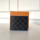 Louis Vuitton MULTIPLE WALLET Damier Graphite Blue High