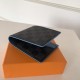 Louis Vuitton MULTIPLE WALLET Damier Graphite Blue High