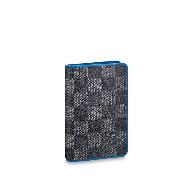 Louis Vuitton POCKET ORGANISER Damier Graphite Blue High