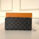 Louis Vuitton ZIPPY WALLET VERTICAL Damier Graphite Blue High