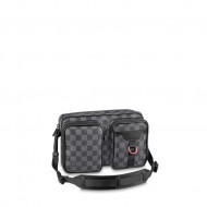 Louis Vuitton UTILITY Messenger Damier Graphite High