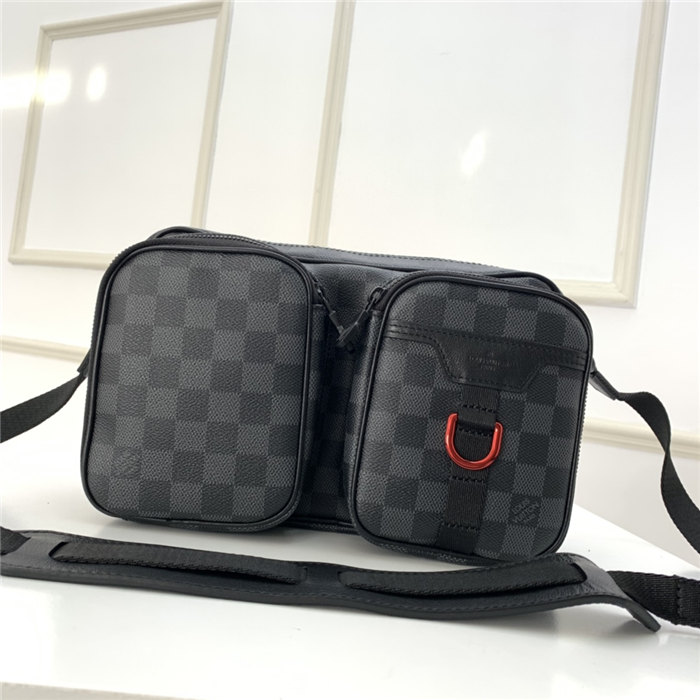 Louis Vuitton UTILITY Messenger Damier Graphite High