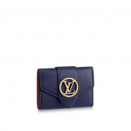 Louis Vuitton LV PONT 9 COMPACT WALLET Blue High