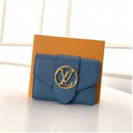 Louis Vuitton LV PONT 9 COMPACT WALLET Blue High