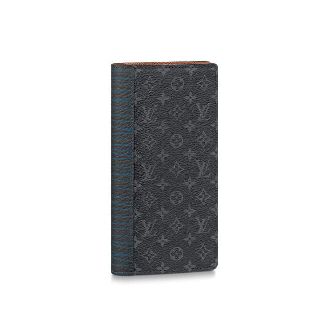 Louis Vuitton BRAZZA WALLET Monogram Eclipse High