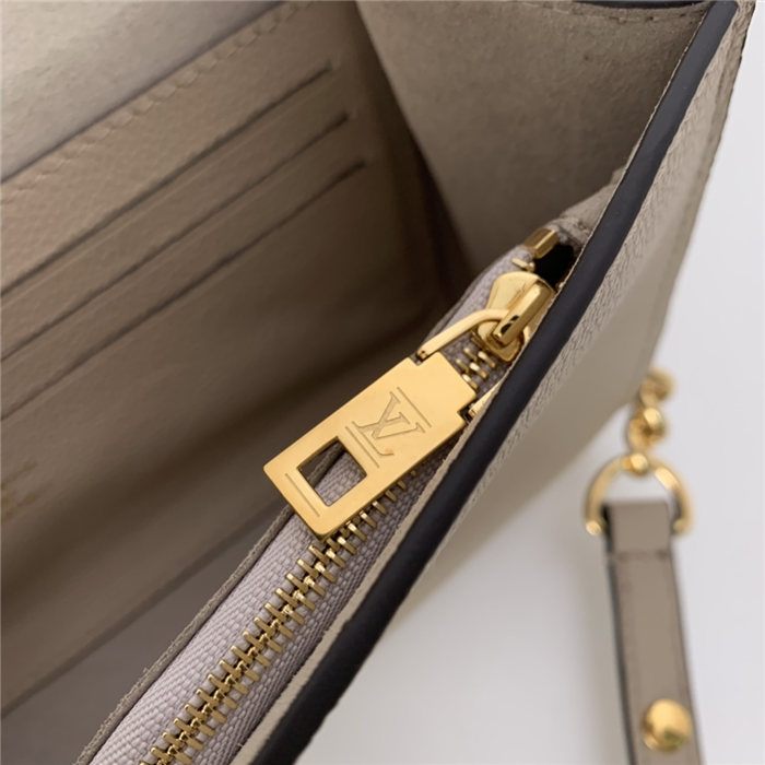 Louis Vuitton LOCKME CLUTCH Taupe High