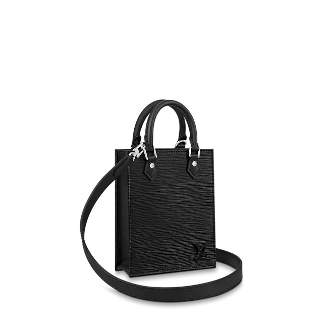 Louis Vuitton PETIT SAC PLAT Epi Black High