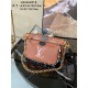 Louis Vuitton MULTI POCHETTE ACCESSOIRES Embossed supple grained cowhide leather Caramel M45839 High