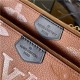 Louis Vuitton MULTI POCHETTE ACCESSOIRES Embossed supple grained cowhide leather Caramel M45839 High