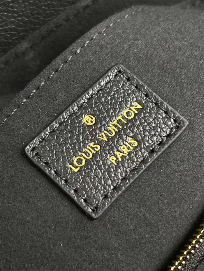 Louis Vuitton MADELEINE MM Embossed, grained cowhide leather M45976 Black High