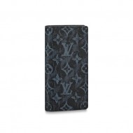 Louis Vuitton BRAZZA WALLET Monogram Pastel Noir High