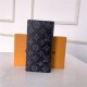 Louis Vuitton BRAZZA WALLET Monogram Pastel Noir High