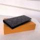 Louis Vuitton BRAZZA WALLET Monogram Pastel Noir High