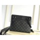 Louis Vuitton OUTDOOR FLAP MESSENGER Taiga Black High