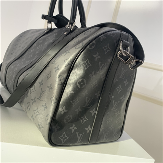 Louis Vuitton KEEPALL BANDOULIÈRE 50 Monogram Eclipse&Reverse High