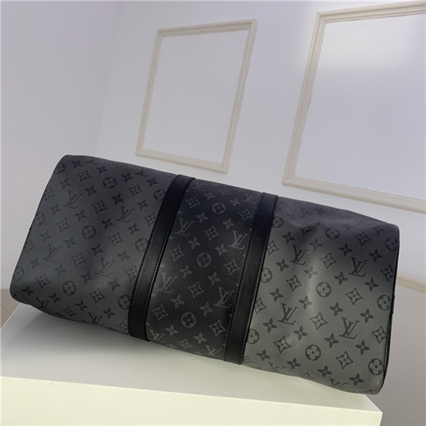 Louis Vuitton KEEPALL BANDOULIÈRE 50 Monogram Eclipse&Reverse High