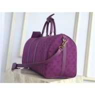 Louis Vuitton KEEPALL BANDOULIÈRE 50 Denim Purple High