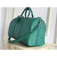 Louis Vuitton KEEPALL BANDOULIÈRE 45 Taiga Green High