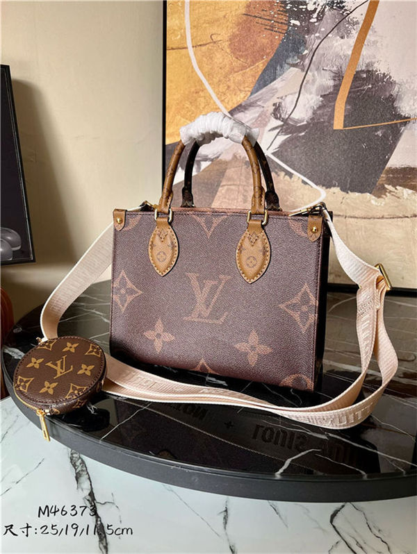 Louis Vuitton ONTHEGO PM Monogram and Monogram Reverse coated canvas M46373 High