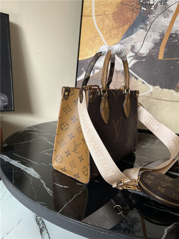 Louis Vuitton ONTHEGO PM Monogram and Monogram Reverse coated canvas M46373 High