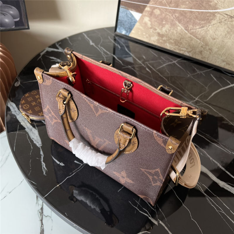 Louis Vuitton ONTHEGO PM Monogram and Monogram Reverse coated canvas M46373 High