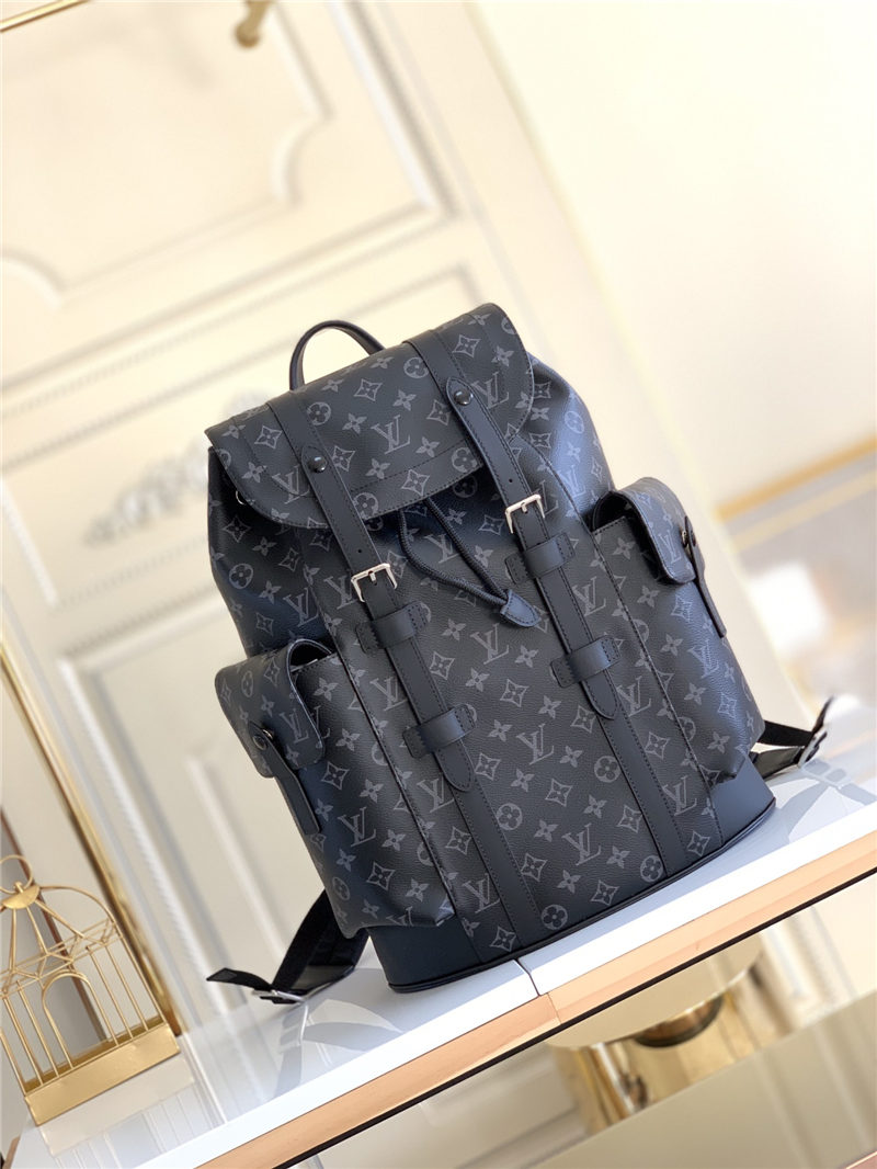 Louis Vuitton CHRISTOPHER PM Monogram Eclipse High