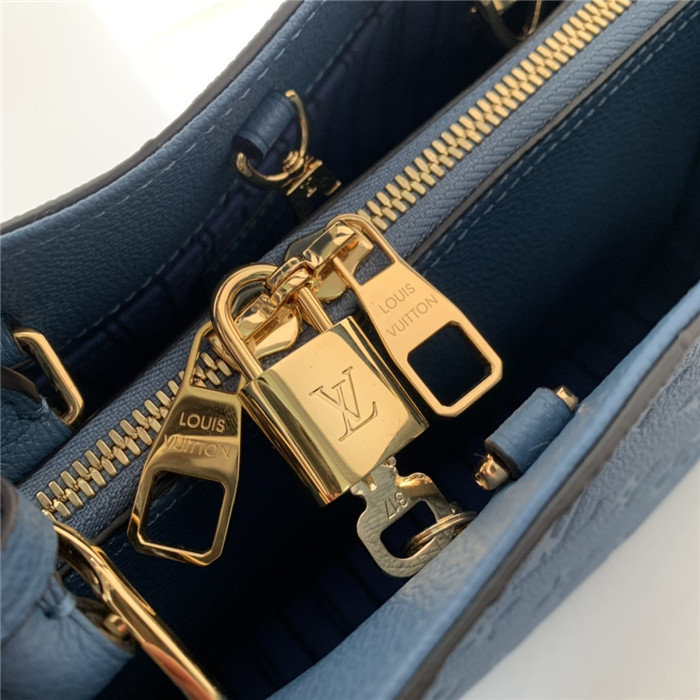 Louis Vuitton MONTAIGNE BB Monogram Empreinte Blue High