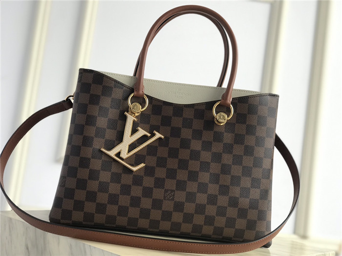 Louis Vuitton LV Riverside Bag Damier Ebene Beige High