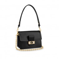 Louis Vuitton MM Dauphine Bag Lugano Black