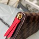 Louis Vuitton CLÉMENCE WALLET Damier Ebene N60534 High