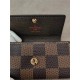 Louis Vuitton 6 KEY HOLDER Damier Ebene Brown N62630 High