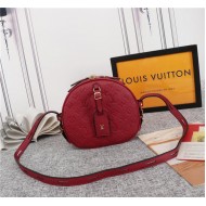 Louis Vuitton Boite Chapeau Souple MM Monogram Empreinte Red