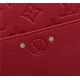 Louis Vuitton Boite Chapeau Souple MM Monogram Empreinte Red