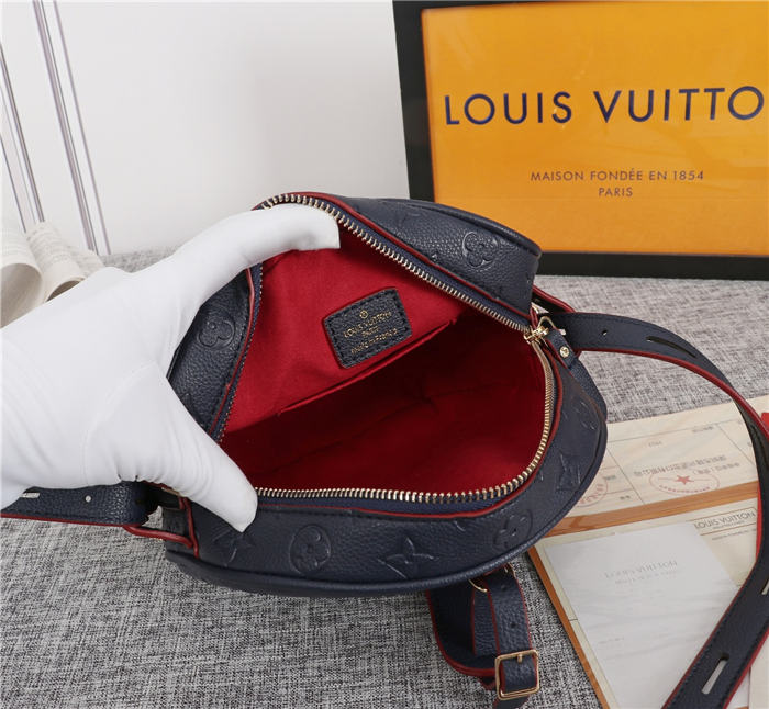 Louis Vuitton Boite Chapeau Souple MM Monogram Empreinte Red