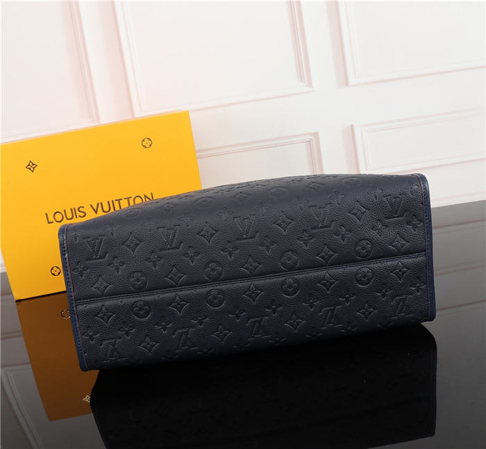 Louis Vuitton GM Onthego Bag Monogram Empreinte Navy