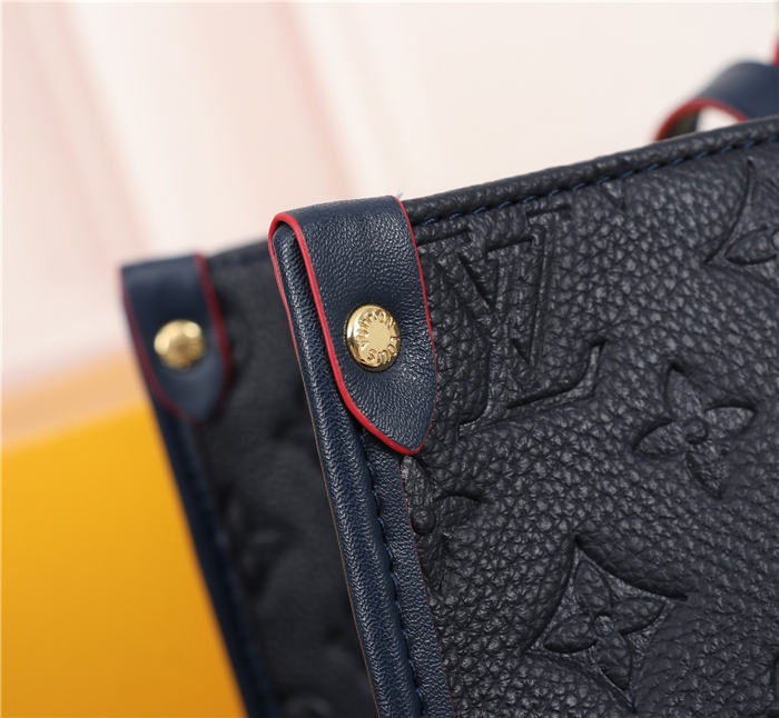 Louis Vuitton GM Onthego Bag Monogram Empreinte Navy