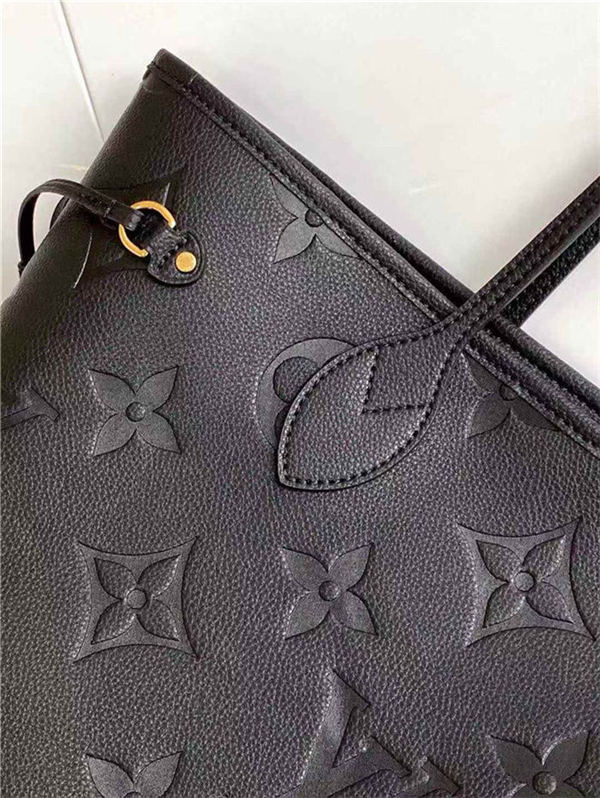 Louis Vuitton NEVERFULL MM Monogram Empreinte Black M45684 High