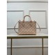 Louis Vuitton ONTHEGO PM Sprayed and embossed grained cowhide leather M46067 High