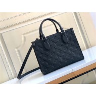 Louis Vuitton ONTHEGO PM Monogram Empreinte Black M45653 High